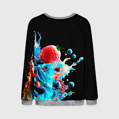 Мужской свитшот Все дуреют с этого десерта / 3D-Меланж – фото 2