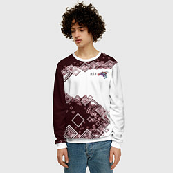 Свитшот мужской Снуоборд, цвет: 3D-белый — фото 2