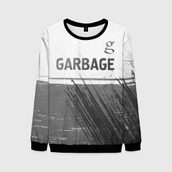 Мужской свитшот Garbage - white gradient посередине