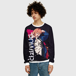 Свитшот мужской Chainsaw Man Power, цвет: 3D-белый — фото 2