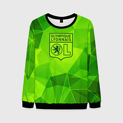 Свитшот мужской Lyon green poly, цвет: 3D-черный