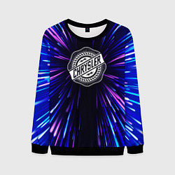 Свитшот мужской Chrysler neon energy, цвет: 3D-черный