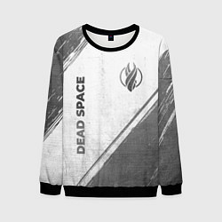 Мужской свитшот Dead Space - white gradient вертикально