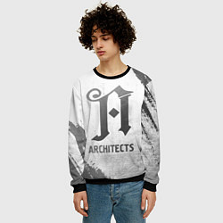 Свитшот мужской Architects - white gradient, цвет: 3D-черный — фото 2