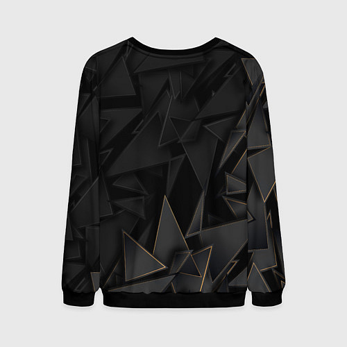 Мужской свитшот Audi golden poly / 3D-Черный – фото 2