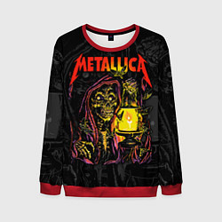 Мужской свитшот Metallica - skeleton with a lantern