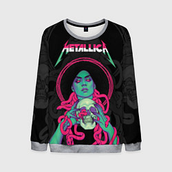 Мужской свитшот Metallica - witch with the skull
