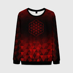 Мужской свитшот Coldplay red poly