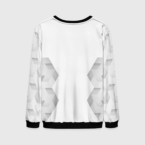 Мужской свитшот Juventus white poly / 3D-Черный – фото 2