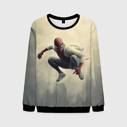 Мужской свитшот Человек паук в прыжке