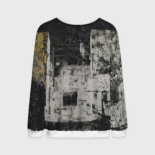 Мужской свитшот Spider man night / 3D-Белый – фото 2