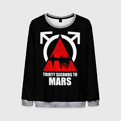 Мужской свитшот 30 Seconds to Mars - poster