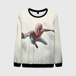 Мужской свитшот Человек паук в полете