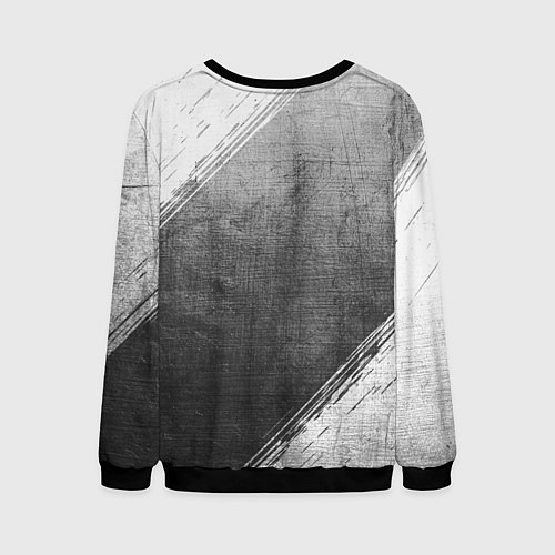 Мужской свитшот Warframe - grey gradient / 3D-Черный – фото 2