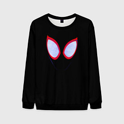 Свитшот мужской Человек паук глаза, цвет: 3D-черный