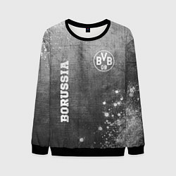 Свитшот мужской Borussia - grey gradient вертикально, цвет: 3D-черный