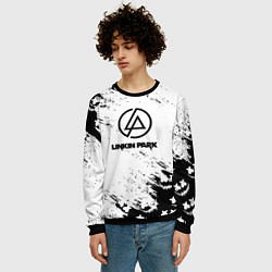 Свитшот мужской Marshmello x Linkin park, цвет: 3D-черный — фото 2