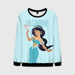 Свитшот мужской Jasmine princess - big pictures, цвет: 3D-черный