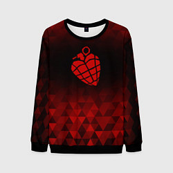 Мужской свитшот Green Day red poly