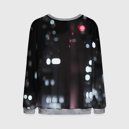 Мужской свитшот Человек-паук в красно-черном костюме / 3D-Меланж – фото 2