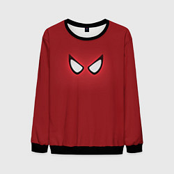 Мужской свитшот Человек паук взгляд супергероя