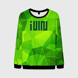Свитшот мужской Gidle green poly, цвет: 3D-черный