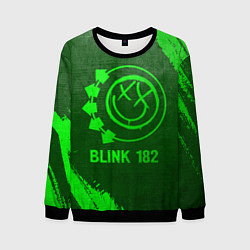 Мужской свитшот Blink 182 - green gradient