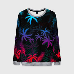 Свитшот мужской Тропики градиент, цвет: 3D-меланж