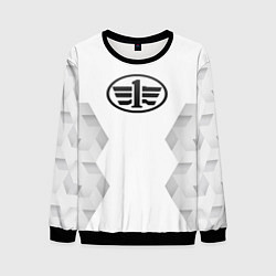 Свитшот мужской FAW white poly, цвет: 3D-черный
