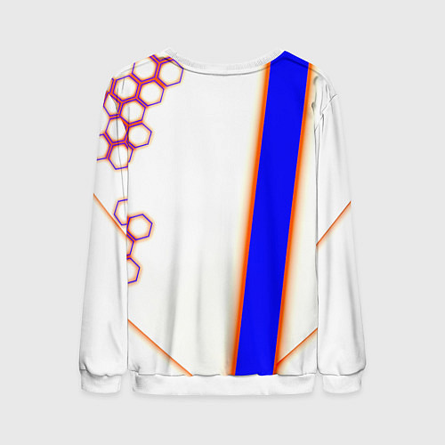 Мужской свитшот Borussia geometry sport / 3D-Белый – фото 2