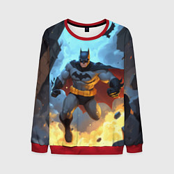 Мужской свитшот Бэтмен в прыжке