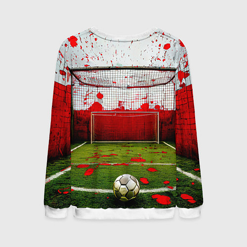 Мужской свитшот Мини-футбол / 3D-Белый – фото 2