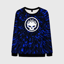 Свитшот мужской The Offspring blue energy, цвет: 3D-черный