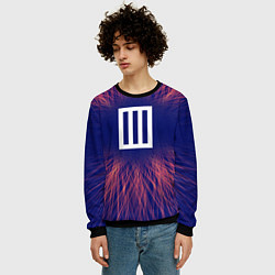 Свитшот мужской Paramore red energy, цвет: 3D-черный — фото 2