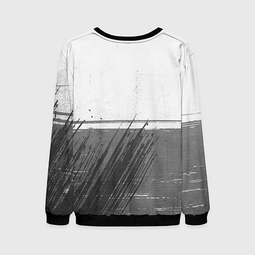 Мужской свитшот Hunter x Hunter - white gradient посередине / 3D-Черный – фото 2