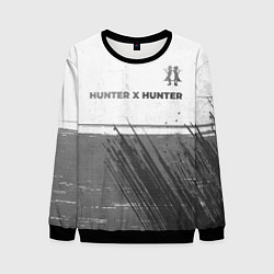Свитшот мужской Hunter x Hunter - white gradient посередине, цвет: 3D-черный