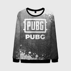Мужской свитшот PUBG - grey gradient