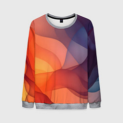 Свитшот мужской Летящая вуаль, цвет: 3D-меланж