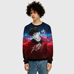 Свитшот мужской Юрий Клинских автограф, цвет: 3D-черный — фото 2
