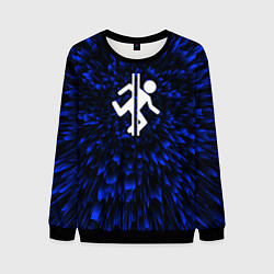 Свитшот мужской Portal blue energy, цвет: 3D-черный