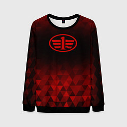 Свитшот мужской FAW red poly, цвет: 3D-черный