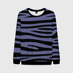 Свитшот мужской Морские полоски, цвет: 3D-черный
