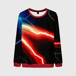 Свитшот мужской Lightning light, цвет: 3D-красный