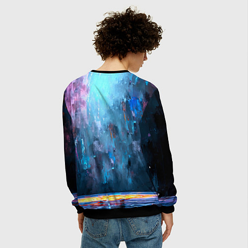 Мужской свитшот Боец джиу-джитсу / 3D-Черный – фото 4