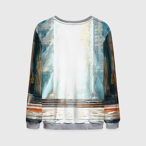 Мужской свитшот Греко-римский борец / 3D-Меланж – фото 2