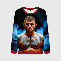 Мужской свитшот Дастин Порье в дыму