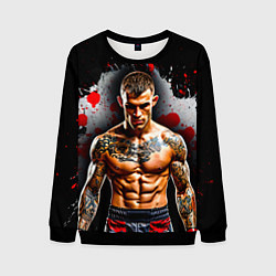 Мужской свитшот Дастин Порье на черном