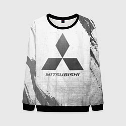 Мужской свитшот Mitsubishi - white gradient