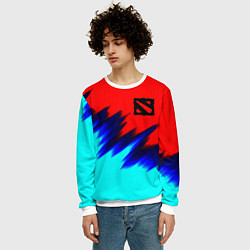 Свитшот мужской Dota краски, цвет: 3D-белый — фото 2