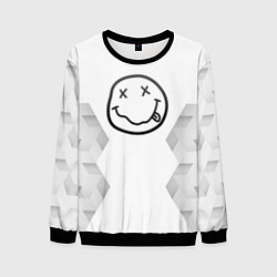Мужской свитшот Nirvana white poly